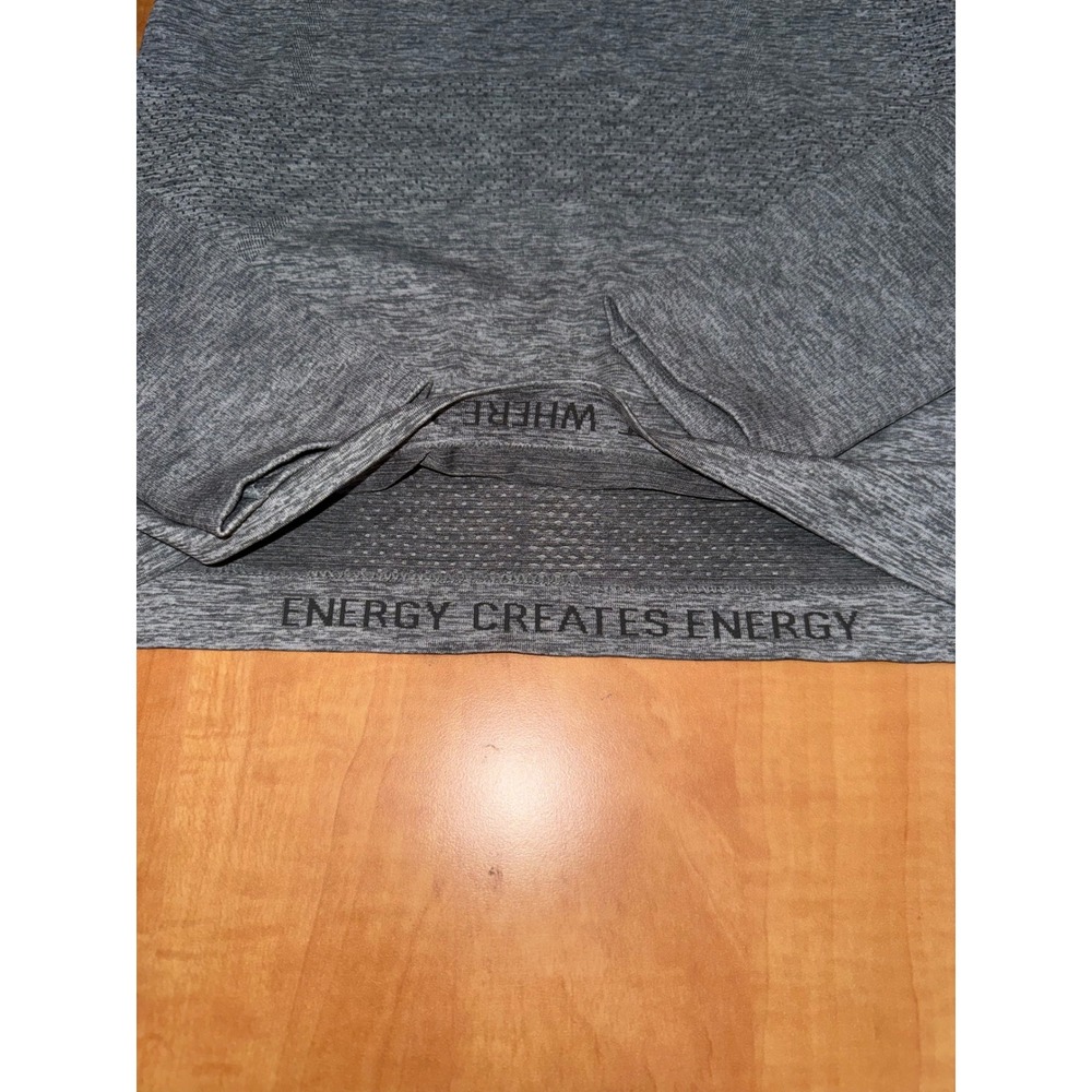 Lululemon Swiftly Tech Long Sleeve Crew Heathered Grey Running Top Size 4 - Picture 4 of 8